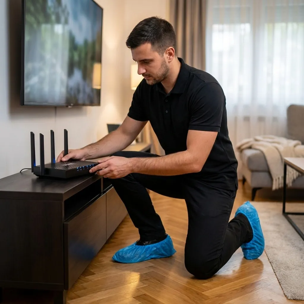 Monter optičkog interneta