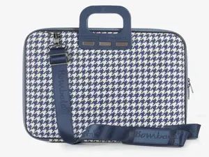 Bombata Pied de Poule torba za laptop 15.6 inča - tamno plava
