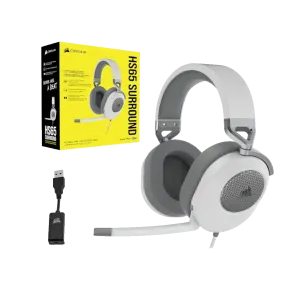 Corsair HS65 Surround gejmerske slušalice - bele