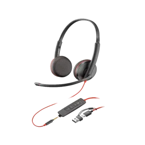 HP Poly Blackwire 3225 stereo slušalice sa USB-C i 3.5mm konekcijom