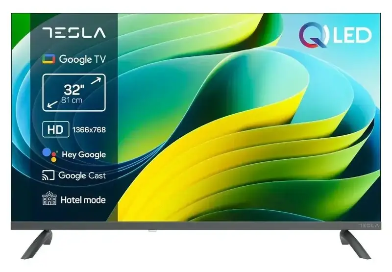 Tesla QLED Smart Televizor 32" Q32E665GHS Google TV