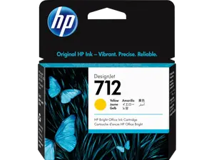 HP 712 29ml Yellow DesignJet Kertridž
