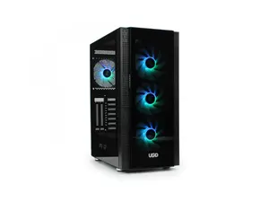 UGD Nexus 3517 Midi Tower Gejmersko Kućište sa Kaljenim Staklom - Crno