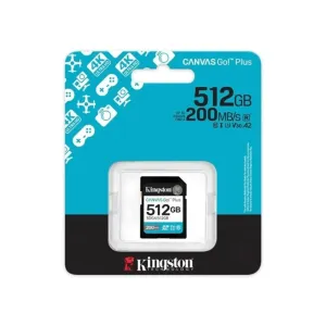 Kingston Canvas Go! Plus 512GB SDXC Memorijska Kartica