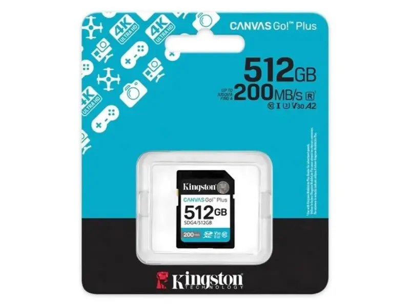 Kingston Canvas Go! Plus 512GB SDXC Memorijska Kartica