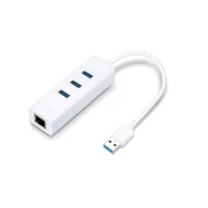 TP-Link UE330 USB 3.0 na Gigabit Ethernet adapter sa 3 porta hub
