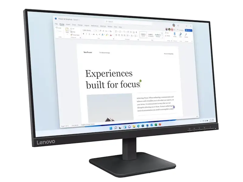 Lenovo L24-4e 23.8" IPS Full HD Monitor 100Hz