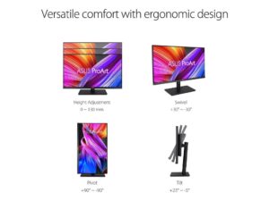 Monitor ASUS Proart PA328QV 31.5"/IPS/2560x1440/75Hz/5ms GtG/HDMI,DP,USB/pivot,visina/zvucnici/crna