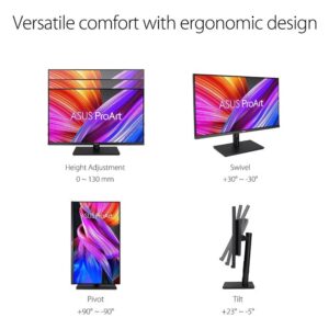 Monitor ASUS Proart PA328QV 31.5"/IPS/2560x1440/75Hz/5ms GtG/HDMI,DP,USB/pivot,visina/zvucnici/crna