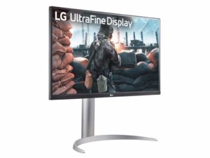 Monitor LG 27UP650K-W 27"/IPS/3840x2160/60Hz/5ms GtG/HDMIx2,DP/Freesync/pivot,visina/srebrna