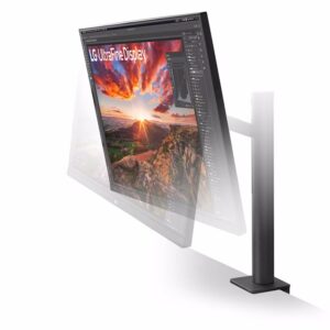 Monitor LG ERGO 32UN880K-B 31.5"/IPS/3840x2160/60Hz/5ms GtG/HDMIx2,DP,USB/pivot,visina/VESA/zvucnici