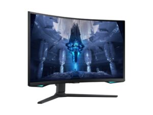 Monitor SAMSUNG LS32BG750NPXEN 32"/VA,zakrivljen/3840x2160/165Hz/1ms GtG/HDMIx2,DP,USB/freesync/crna