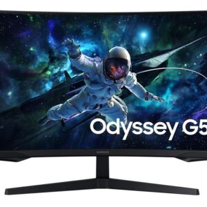 Monitor SAMSUNG LS32CG552EUXEN 32"/VA,zakrivljen/2560x1440/165Hz/1ms MPRT/HDMI,DP/freesync/VESA/crna