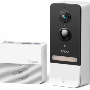 Zvono za ulazna vrata TP-LINK Tapo D230S1/video 2K 5MP/Color night/smart AI detection/IP64/bela