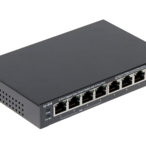 Switch TP-LINK TL-SG108PE Gigabit/8xRJ45/10/100/1000Mbps/eSmart/4xPoE/Desktop metalno  kucište