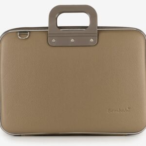 Torba BOMBATA CLASSIC VINIL LAPTOP BRIEFCASE (15") Dove Gray Taupe