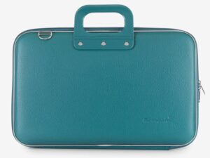 Torba BOMBATA CLASSIC VINIL LAPTOP BRIEFCASE (15") Teal Blue