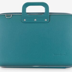 Torba BOMBATA CLASSIC VINIL LAPTOP BRIEFCASE (15") Teal Blue