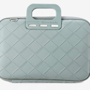 Torba BOMBATA Intrecciato 15,6/16 Light Blue / Dust