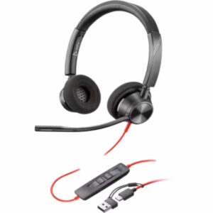 Slušalice HP Poly BW 3320 Stereo -M USB-C HS +USB-C/A/8X220AA/crna