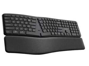 Tastatura TRUST KEYRA ERGO MULTI WRLS KEYBOARD US