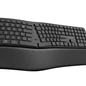 Tastatura TRUST KEYRA ERGO MULTI WRLS KEYBOARD US