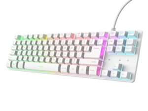 Tastatura TRUST GXT833 THADO žicna/RGB/TKL/gaming/bela