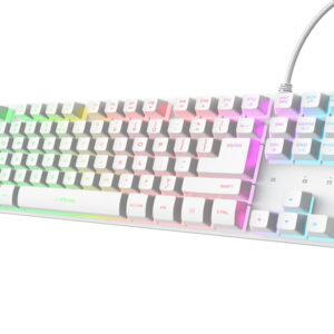 Tastatura TRUST GXT833 THADO žicna/RGB/TKL/gaming/bela