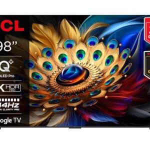 Televizor TCL 98C655/QLED/98"/4K UHD/144Hz/Google TV/crna