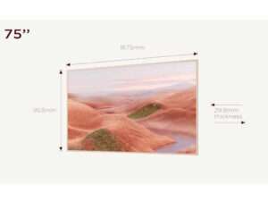 Televizor TCL 75A300W/QLED/75"/4K UHD/144Hz/Matte Screen/"Ai" Art/Google TV/frame