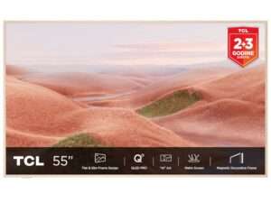 Televizor TCL 55A300W/QLED/55"/4K UHD/144Hz/Matte Screen/"Ai" Art/Google TV/frame