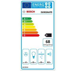Aspirator BOSCH DLN53AA70/Serija 2/ugradni/53cm/antracit