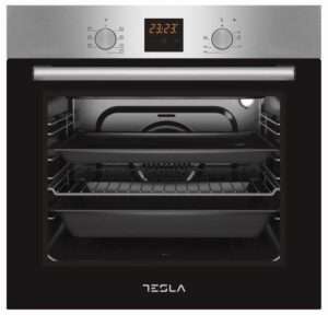 Ugradna rerna TESLA BO800SX ventilatorska/60L/mehanicka/inox