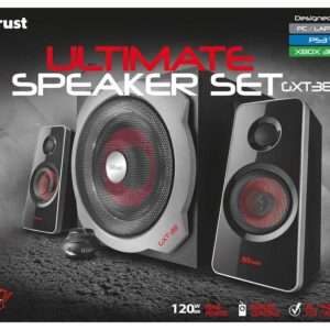 Zvucnik TRUST GXT 38 2.1/120W(60W RMS)/Ultimate Bass/gaming/crna