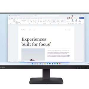 Monitor LENOVO L24-4e 23.8 "/IPS/1920x1080/100Hz/4ms/HDMI, VGA/crna