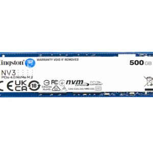 SSD KINGSTON 500GB/interni/M.2/NVMe/crna