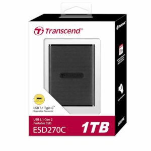 SSD TRANSCEND ESD270C 1000GB/eskterni/USB 3.1/crna