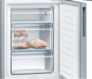Frižider BOSCH KGV39VLEAS/Serija 4/samostojeci/kombinovani/E/347L/201x60x65cm/inox