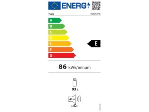 Frižider TESLA RS0903ME jedna vrata/rucno otapanje/E/85L+8L/47,2x44,8x86,4cm/bela
