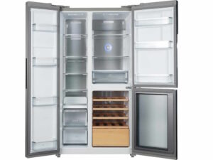 Frižider TESLA RBW5400FSNXE side-by-side/Total No Frost/E/334L+214L/91.1x70.6x183cm/inox