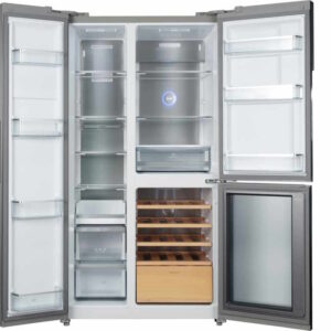 Frižider TESLA RBW5400FSNXE side-by-side/Total No Frost/E/334L+214L/91.1x70.6x183cm/inox