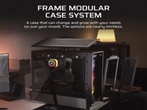 Kucište CORSAIR FRAME 4000D RS ARGB Mid-Tower/ATX/kaljeno staklo/bez napajanja/bela