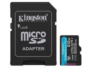 Memorijske kartice KINGSTON SDCG4/512GB/Canvas Go! Plus/microSD/200/160MB/s/+adapter