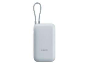 Prenosivi Punjac XIAOMI Power Bank 10000mAh/USB Tip-C/integrisan kabl/plava