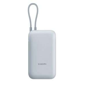 Prenosivi Punjac XIAOMI Power Bank 10000mAh/USB Tip-C/integrisan kabl/plava