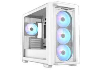 Kucište ASUS A23 PLUS TG ARGB/Micro-ATX/Mini-ITX/kaljeno staklo/bez napajanja/bela