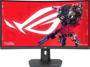 Monitor ASUS ROG XG32WCMS 31.5"/VA,zakrivljen/2560x1440/280Hz/1ms GtG/HDMI,DP,USB C/Freesync/pivot