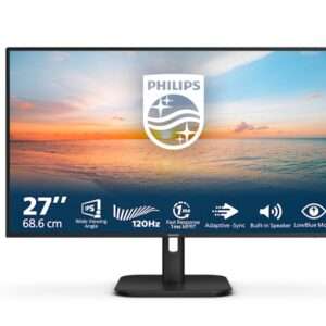 Monitor PHILIPS 27E1N1200A/00 27"/IPS/1920x1080/120Hz/4ms GtG/VGA,HDMI,DP/VESA/zvucnici/crna
