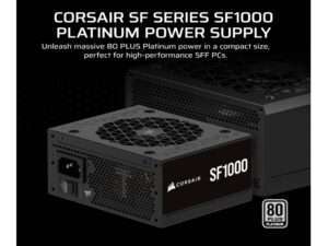 Napajanje CORSAIR SF1000 1000W/SFX/80+Platinum/modularno/crna