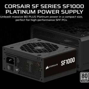 Napajanje CORSAIR SF1000 1000W/SFX/80+Platinum/modularno/crna